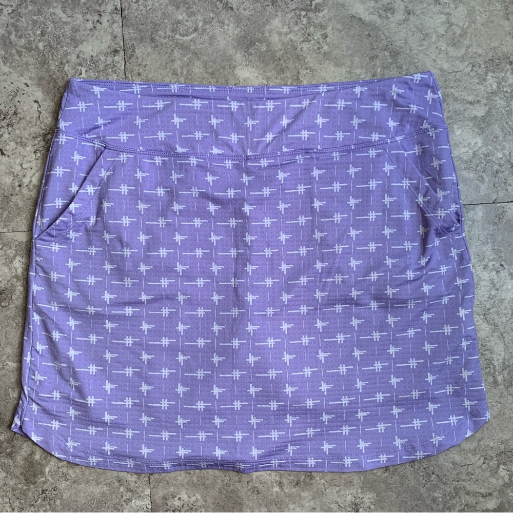 Classic Lavender Printed Women's Skirt